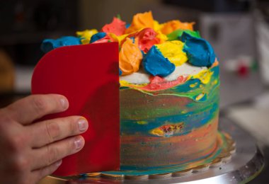 Pasta ve karnaval hazırlanması hamur işleri.