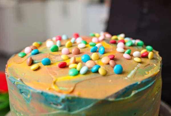 Zubereitung von Kuchen und Faschingsgebäck. — Stockfoto