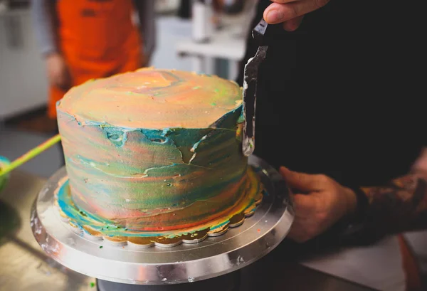 Préparation de gâteaux et pâtisseries de carnaval . — Photo