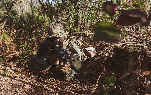 Airsoft askeri oyunu — Stok fotoğraf