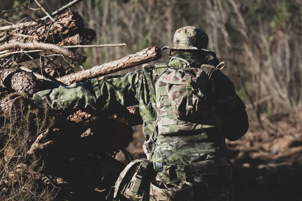 Airsoft askeri oyunu — Stok fotoğraf