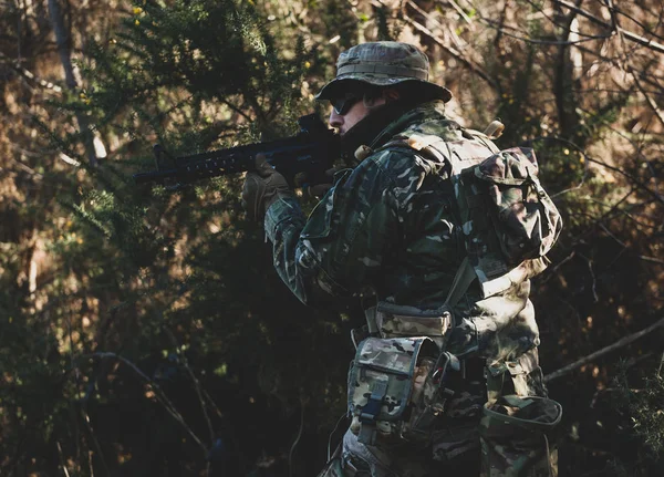 Airsoft military game — Stock Photo, Image