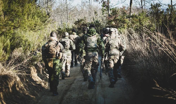 Airsoft jogo militar — Fotografia de Stock