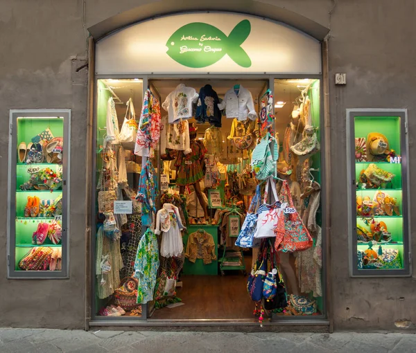 Florence Italy November 2017 Boutique Antica Sartoria Giacomo Cinque Italian — Stock Photo, Image