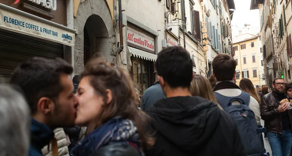 Firenze Italia Novembre 2017 All Antico Vinaio Tra Migliori Street — Foto Stock