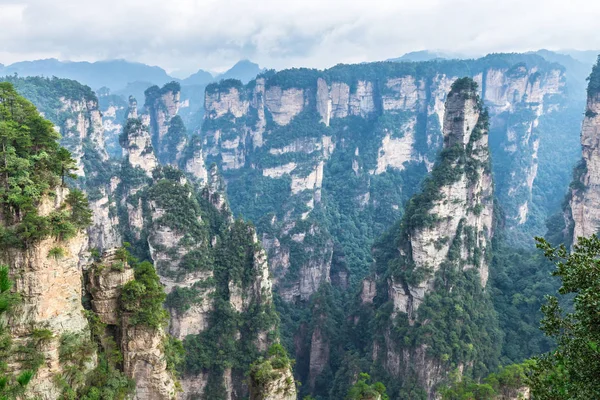 Landskap Zhangjiajie National Forest Park Världsarv Wulingyuan Hunan Kina — Stockfoto