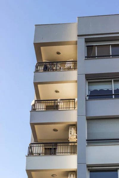 Primer Plano Vertical Del Edificio Hormigón Urbano Ciudad Turquía — Foto de Stock