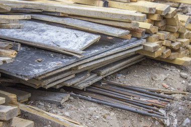 Toplu iş için perspektif görünüm cutten ahşap blok İnşaat