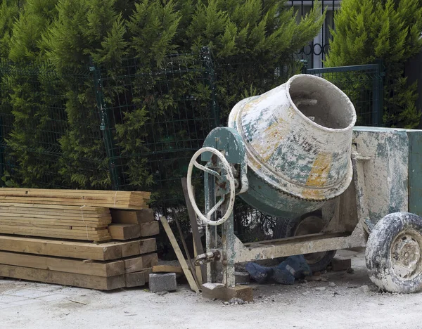 Shot Used Cement Blending Machine Clear Shot — Stock Photo, Image