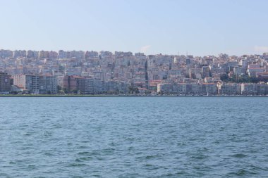  Türkiye'deki tekne görünümünden şehir görüntüsünü anlık an