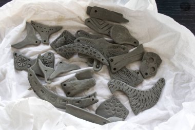 Predesign oluşum-in küçük hamur beyaz çanta üzerinde rakamlar