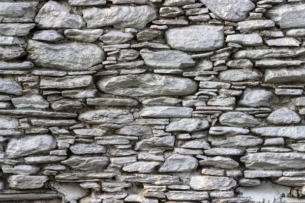 Front Shoot Old White Masonry Stone Wall Texture — Stock Photo, Image