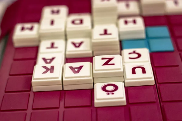 Perspective Shoot Table Game Game Night — Stock Photo, Image