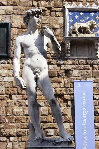フィレンツェでルネサンスのギリシャ神話の彫刻のいげた撮影 ストック写真