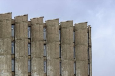 Beton ofis eski bina modernist tarzı Perspektif ateş