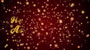 Mutlu yıldönümü tebrik kartı metin parlak parçacıklar parlak arka plan kutlama, dilek, olaylar, mesaj, tatil, Festival.