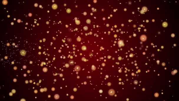 铂金禧贺卡文本与闪闪发光的粒子闪亮的背景为庆祝 — 图库视频影像