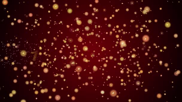 Rabatt Grußkarte Text Mit Funkelnden Partikeln Glänzenden Hintergrund Für Feier — Stockvideo