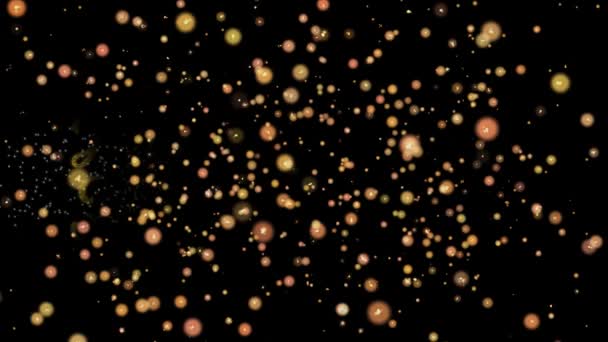 Happy Raksha Bandhan Abstract Particles Fireworks Greeting Card Text Shiny — Stock Video