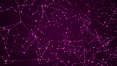 Teknoloji, bilim ve mühendislik, alan derinliği ile hareket arka plan yapısı Macenta pleksus gelişen soyut