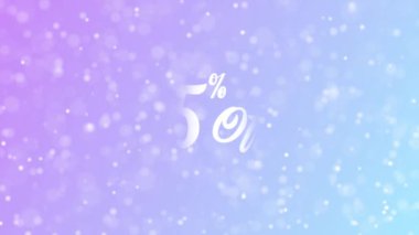 Bulanık ışık ve metin alanı olan% 15 indirimli arkaplan.