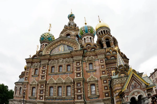 Iglesia Del Salvador Sangre San Petersburgo Rusia — Foto de Stock