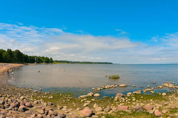 Golfo Finlandia Peterhof San Petersburgo Rusia — Foto de Stock