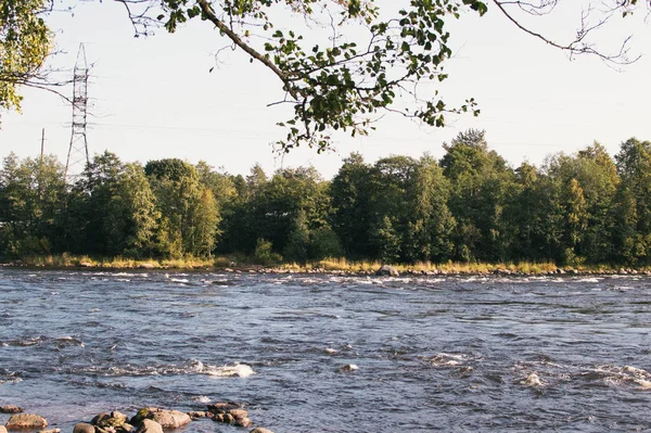 洛塞沃Vuoksa河的水 — 图库照片