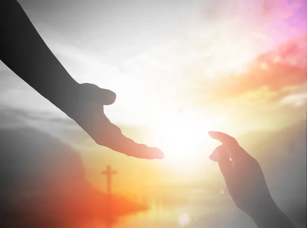 Världsdagen Till Minne Gud Hjälpande Hand — Stockfoto