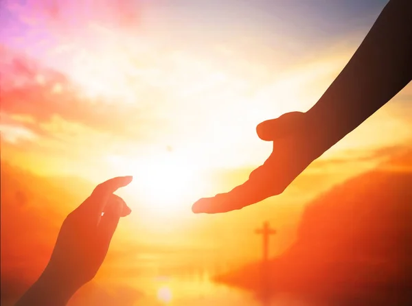 World Day Remembrance God Helping Hand — Stock Photo, Image