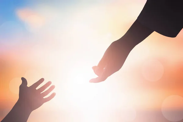 World Day Remembrance God Helping Hand — Stock Photo, Image
