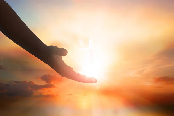 World Day Remembrance God Helping Hand — Stock Photo, Image