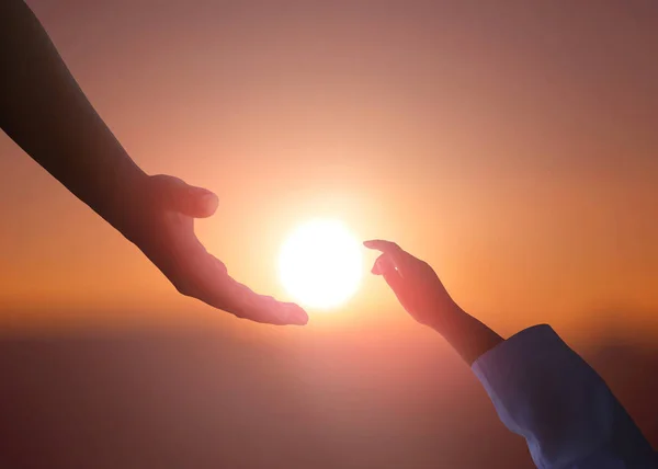 Jornada Mundial Del Recuerdo Mano Amiga Dios — Foto de Stock