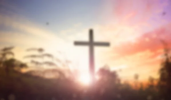 Obrázek Pozadí Pro Církevní Úřad Cross Symbolem Křesťanských Ježíše Krista — Stock fotografie