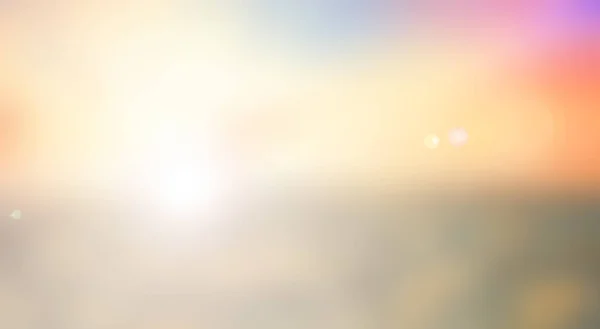 World Environment Day Concept Sun Light Abstract Blurred Autumn Sunrise — Stock Photo, Image