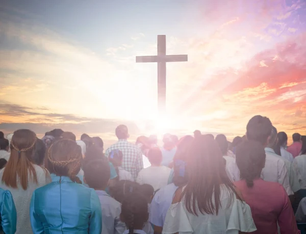 Kristna Begreppet Bakgrund Eukaristin Terapi Välsigna Gud Hjälper Ångra Katolska — Stockfoto