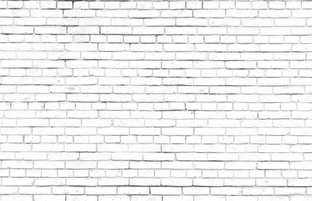 black and white old brick wall texture background for your text or decoration