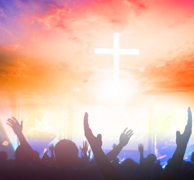 Hıristiyan kavramı arka plan: Eucharist terapi korusun Tanrı yardım tövbe Katolik Paskalya oruç zihin dua. 