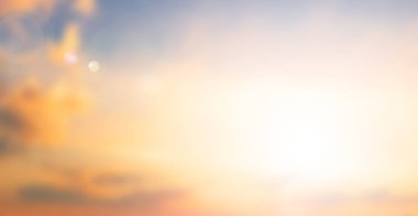  turuncu ve sarı renkler günbatımı