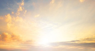  turuncu ve sarı renkler günbatımı