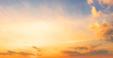  turuncu ve sarı renkler günbatımı