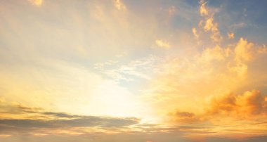  turuncu ve sarı renkler günbatımı