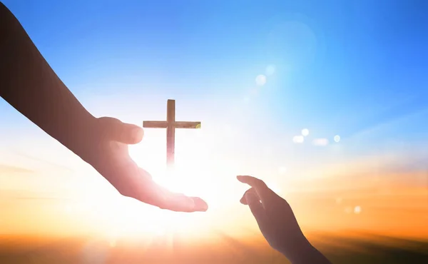 World Day Remembrance God Helping Hand — Stock Photo, Image