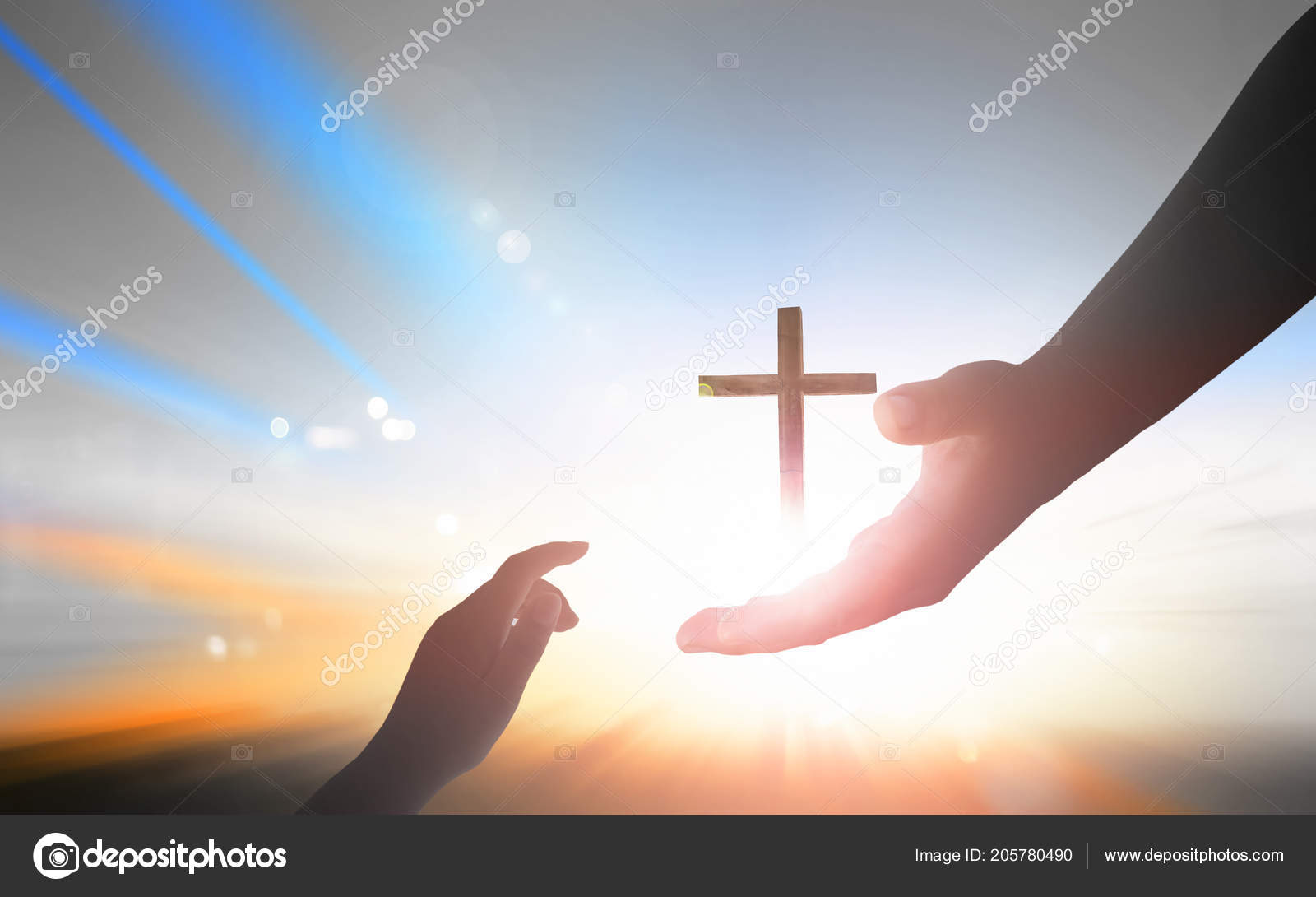 World Day Remembrance God Helping Hand Stock Photo By Paulshuang