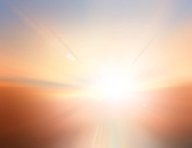 Doğal kaynak arka ışık yumuşak renkler ve parlak güneş kısa bir süre gün batımından önce oluşturmak