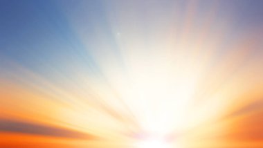 Gökyüzü sonbahar gündoğumu arka plan