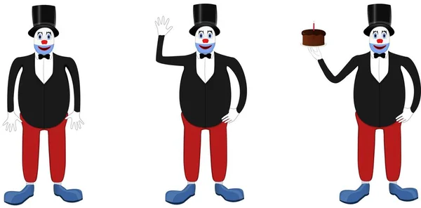 Palyaço karakteri çocuk veya diğer çocukların tatil için Doğum günü gibi olaylar her türlü kutlama için idealdir. Ayrıca bu bir 2d animasyon karakter ve karakter olarak çocuk kitapları için kullanılabilir