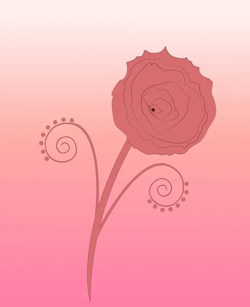 Vektör grafik pembe çiçekli. Web tasarım, yayıncılık ve çeşitli afiş kullanılabilir. Ayrıca bir ambalaj olarak kullanılabilir. Ve size uygun biçimde de kullanılabilir.