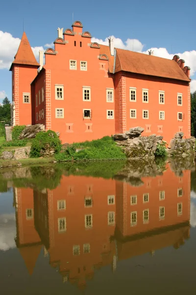 Castillo Cervena Lhota República Checa — Foto de Stock