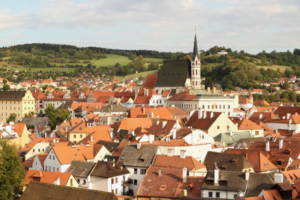 Vista Panorámica Cesky Krumlov República Checa — Foto de Stock